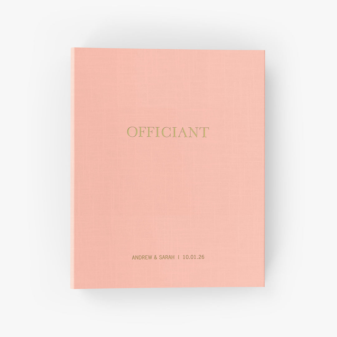 Wedding Officiant Binder