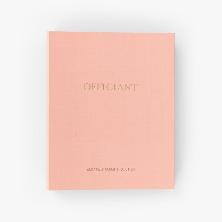 Wedding Officiant Binder