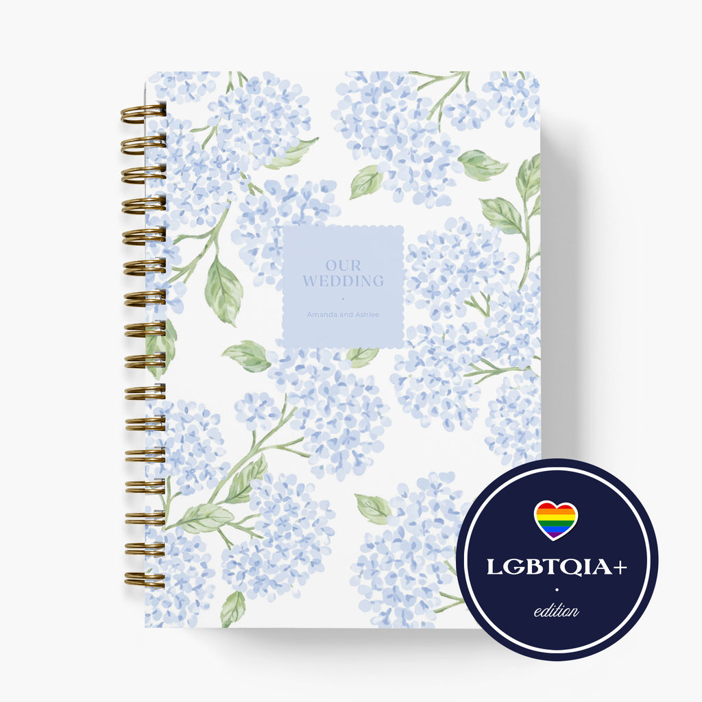 LGBT Wedding Planner, front cover on white background