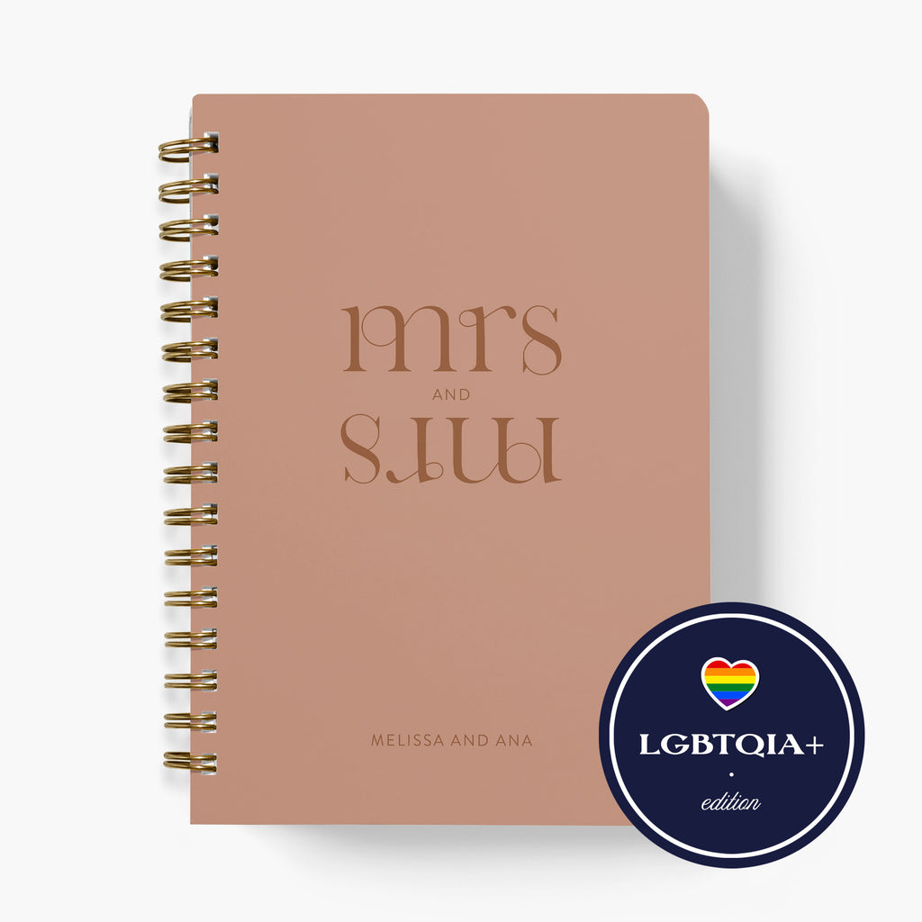 LGBT Wedding Planner Book - Mrs & Mrs