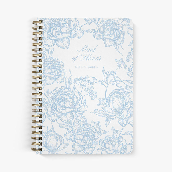 Maid of Honor Planner - Peony Toile