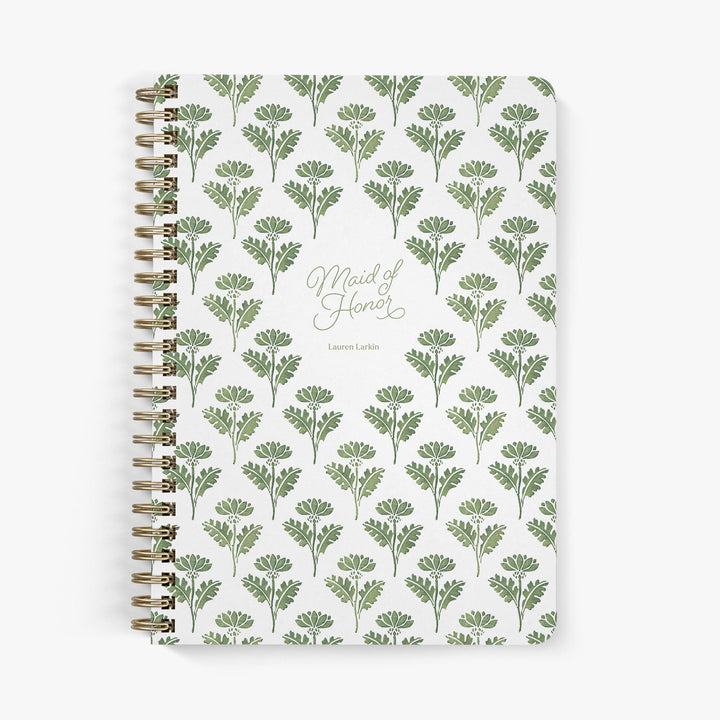Maid of Honor Planner - Fresh Foliage