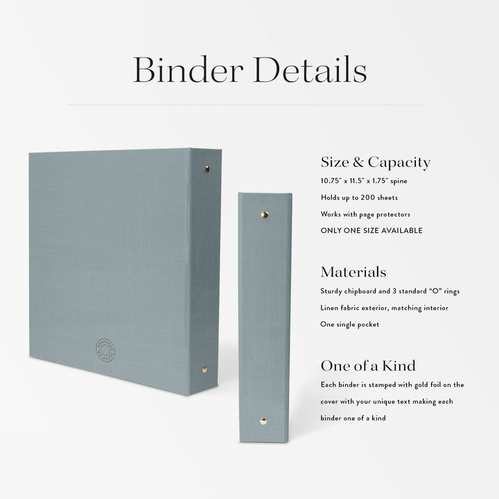 Personalized Wedding Binder