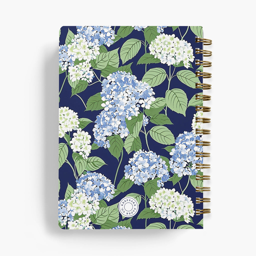 LGBT Wedding Planner — Cape Hydrangea design, back cover view