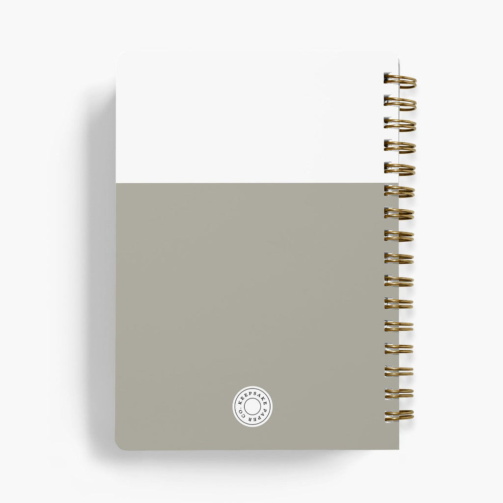 LGBT Wedding Planner — Colorblock design, back cover view
