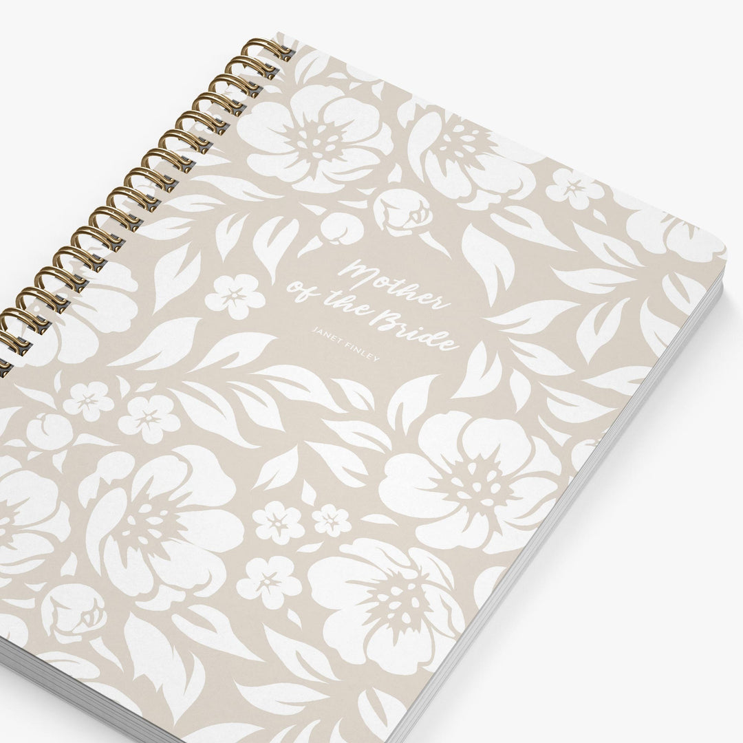 Mother of the Bride Planner - Beige Blooms
