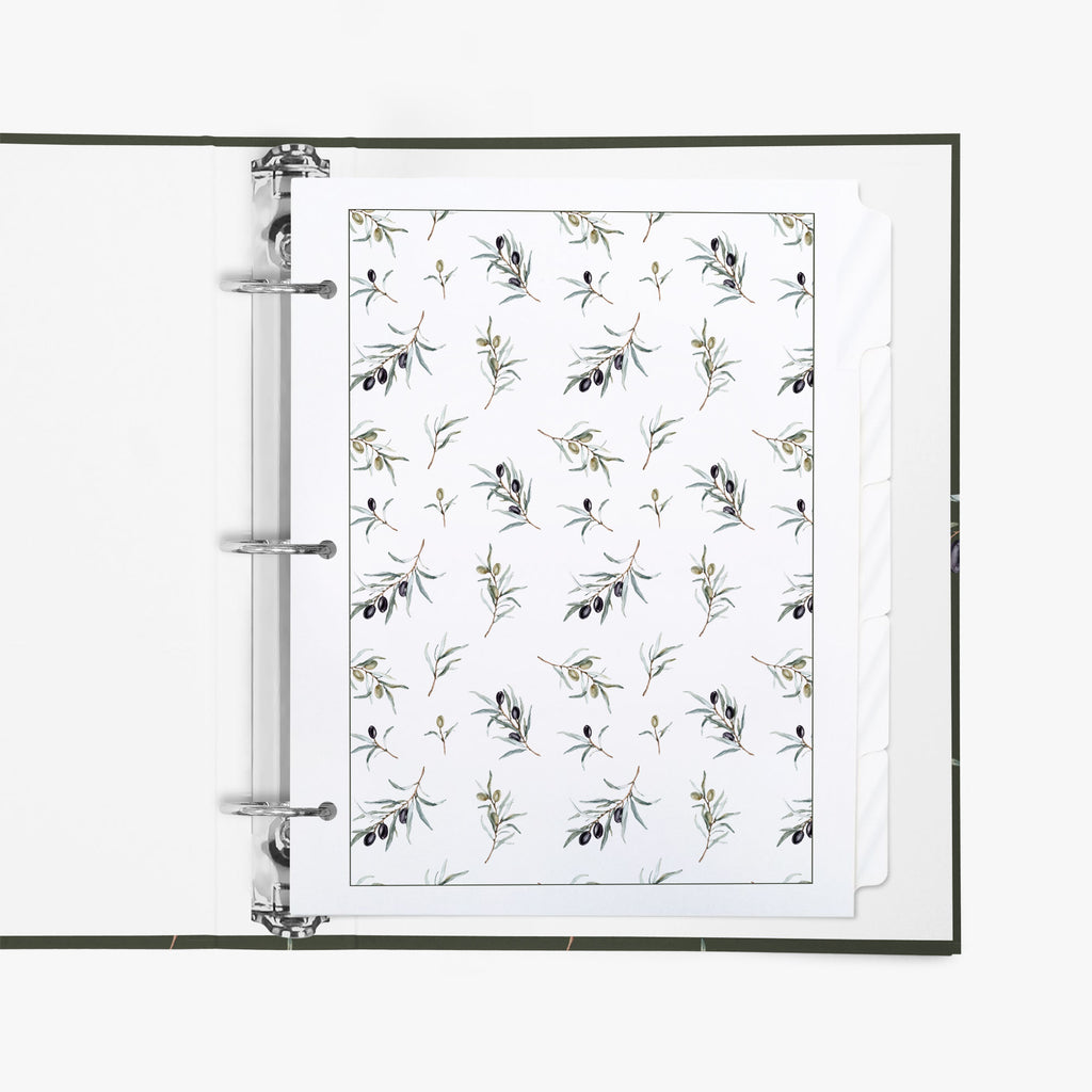 Recipe Tabs - Olive Bunch