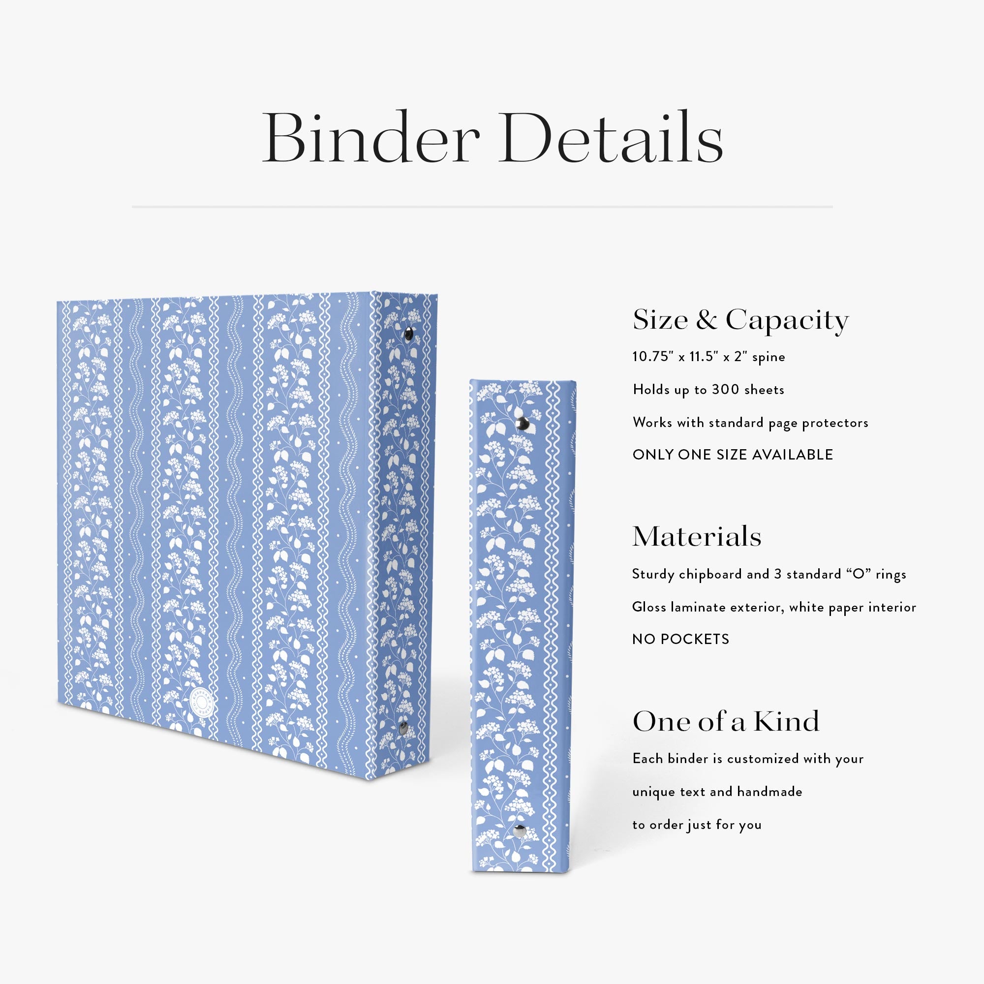 Needlepoint Binder - Heirloom Stripe
