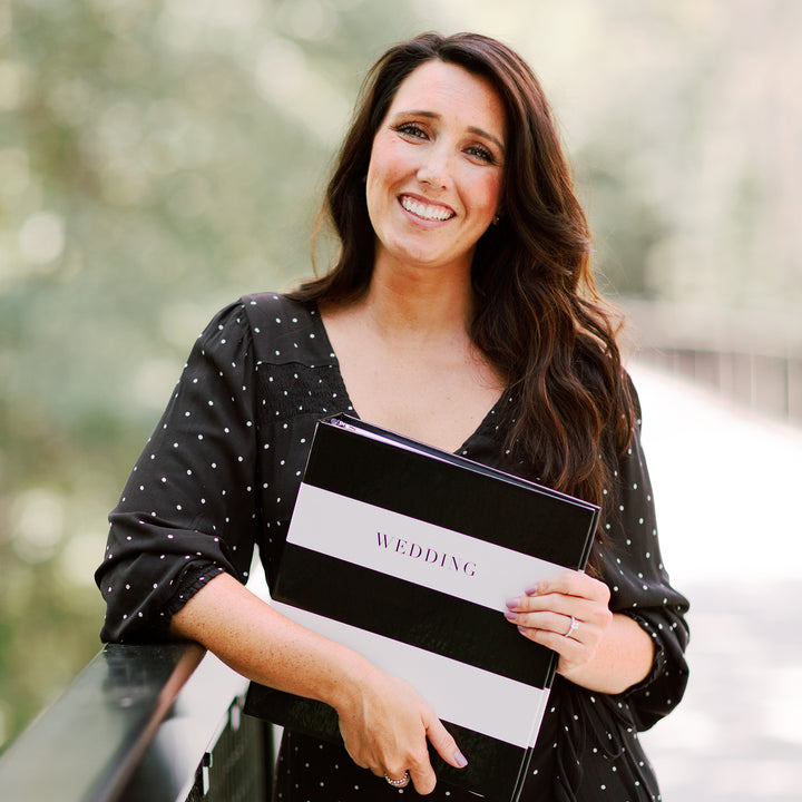 Beige Blooms Wedding Binder