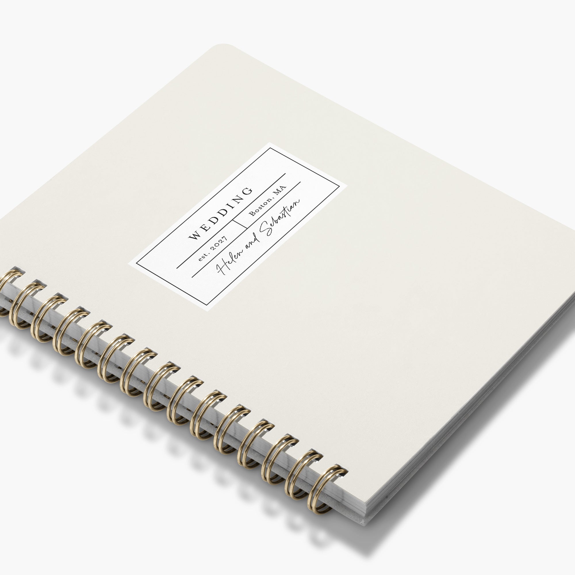 Wedding Planner - Modern Label