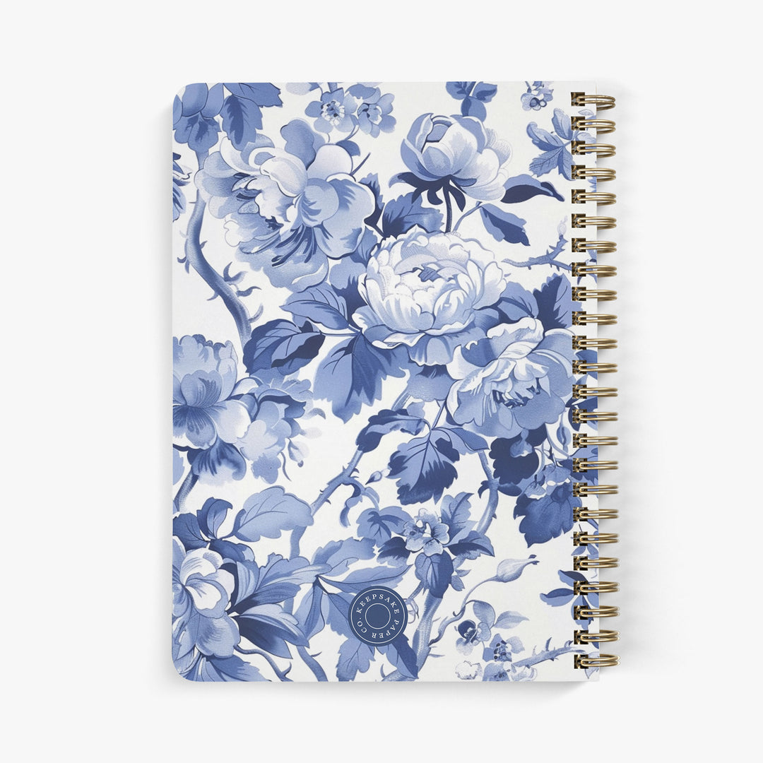 Maid of Honor Planner - Blue Toile