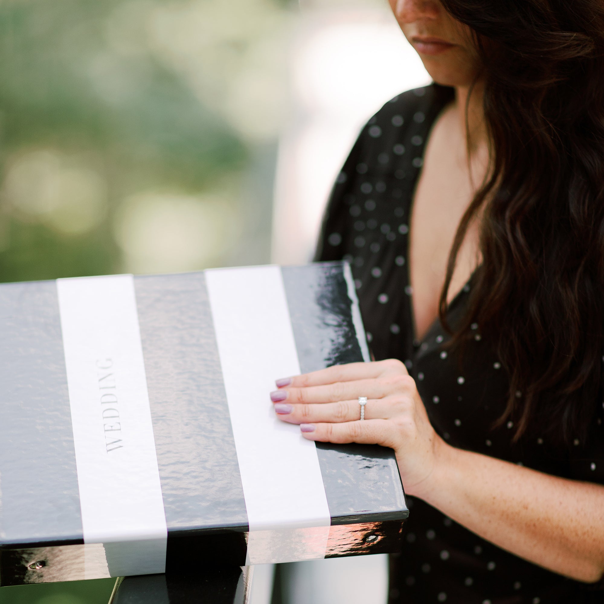 Our custom binders are the best wedding planner a bride can buy and feature a durable glossy cover in your chosen design