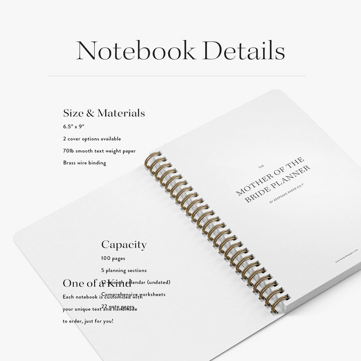 Mother of the Bride Planner - Classic Stripe