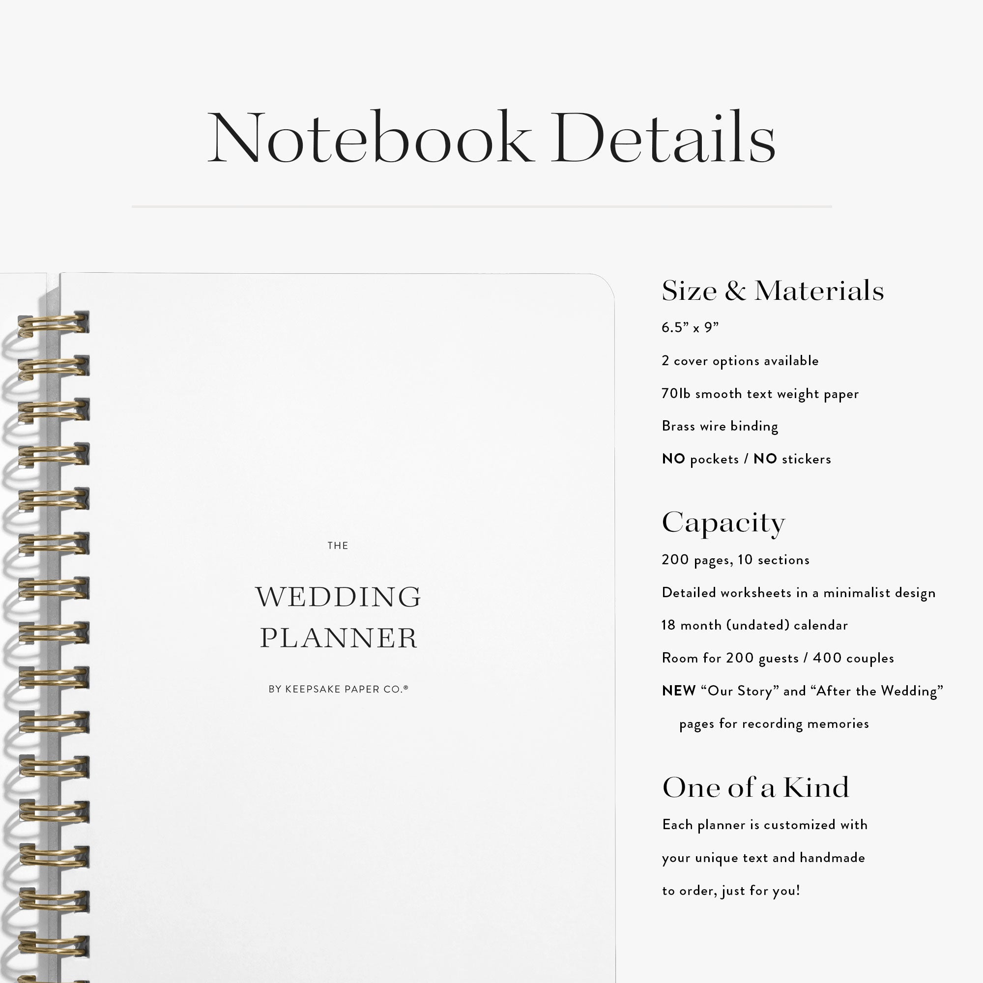 Wedding Planner - Classic Stripe