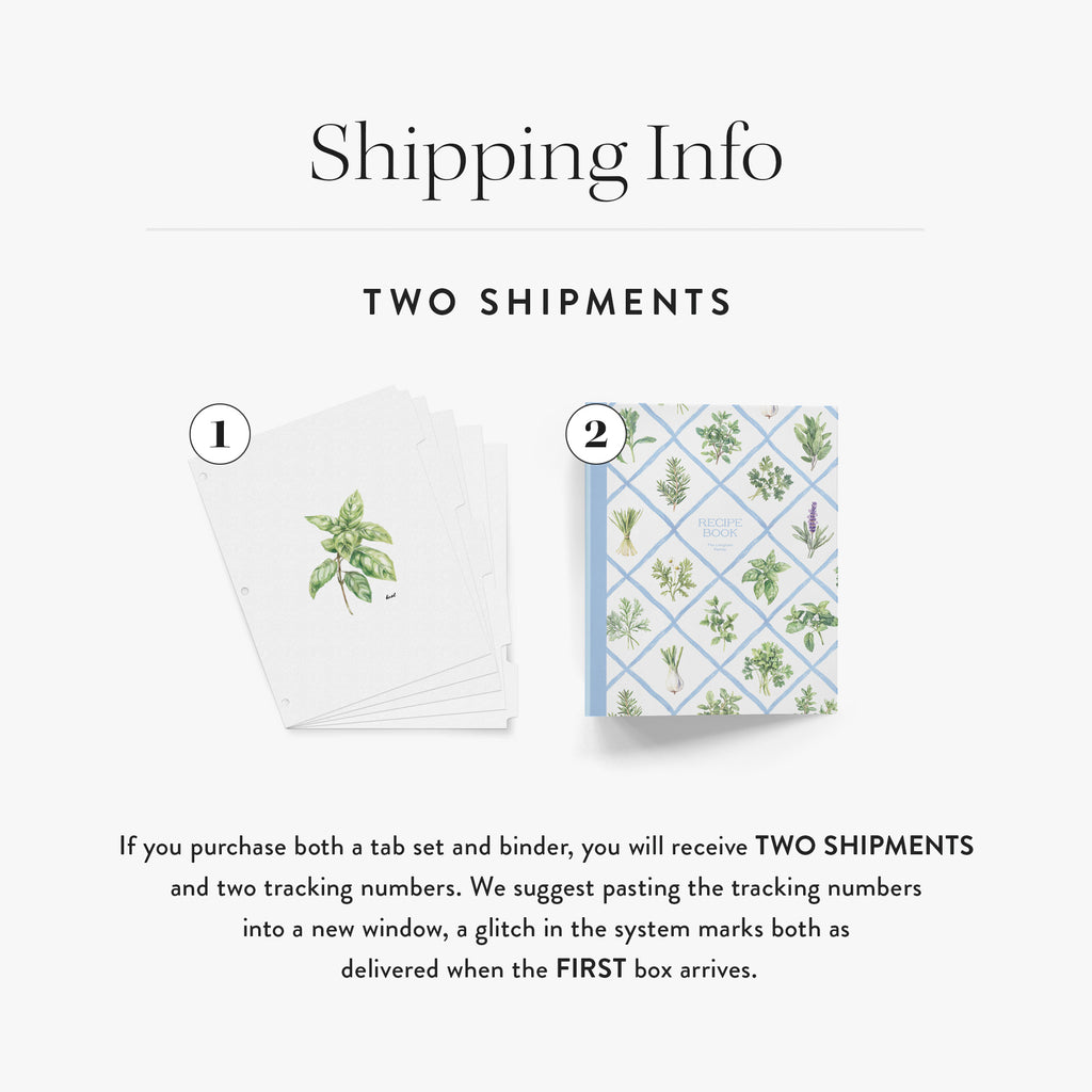 Recipe Tabs - Cooking Herbs
