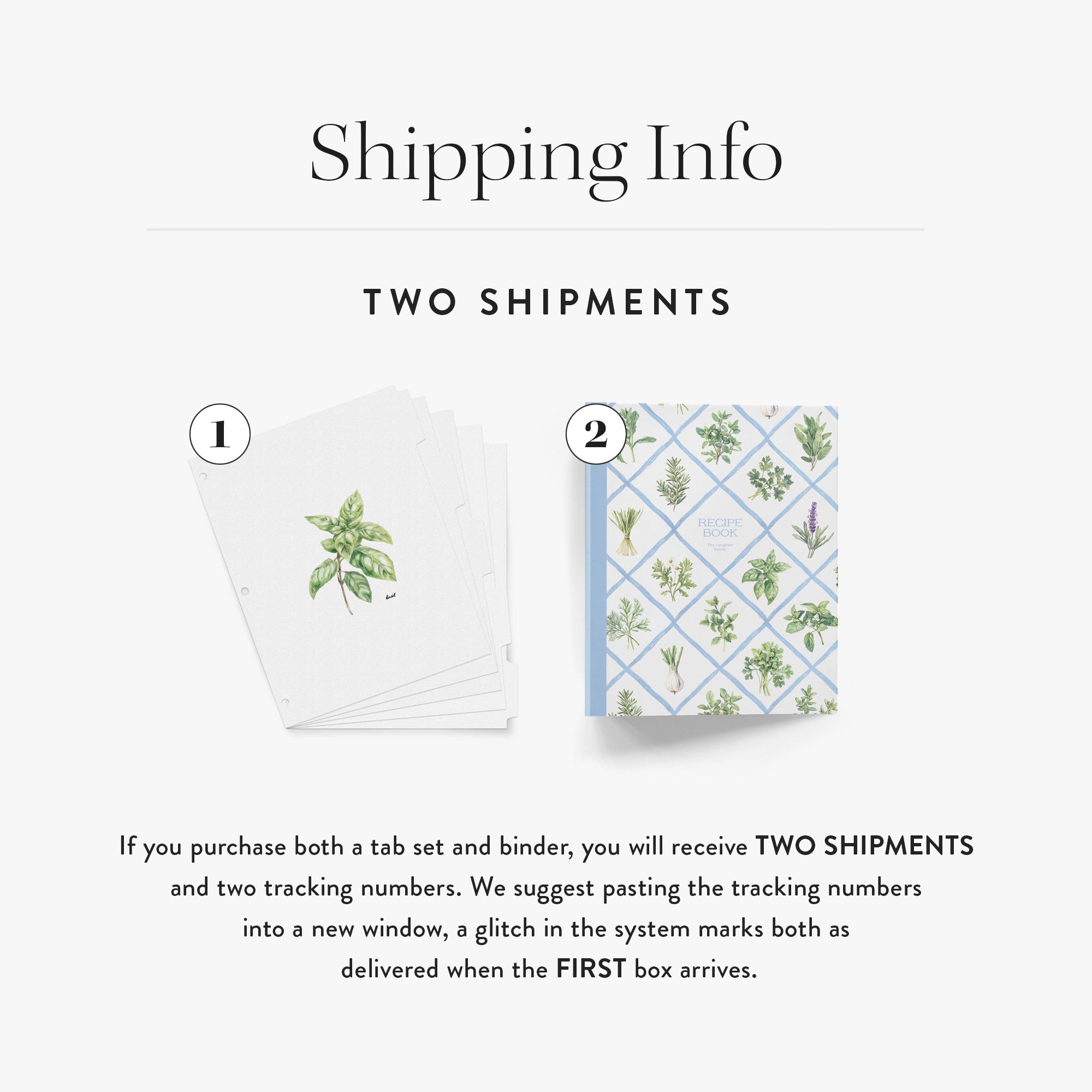 Recipe Tabs - Cooking Herbs