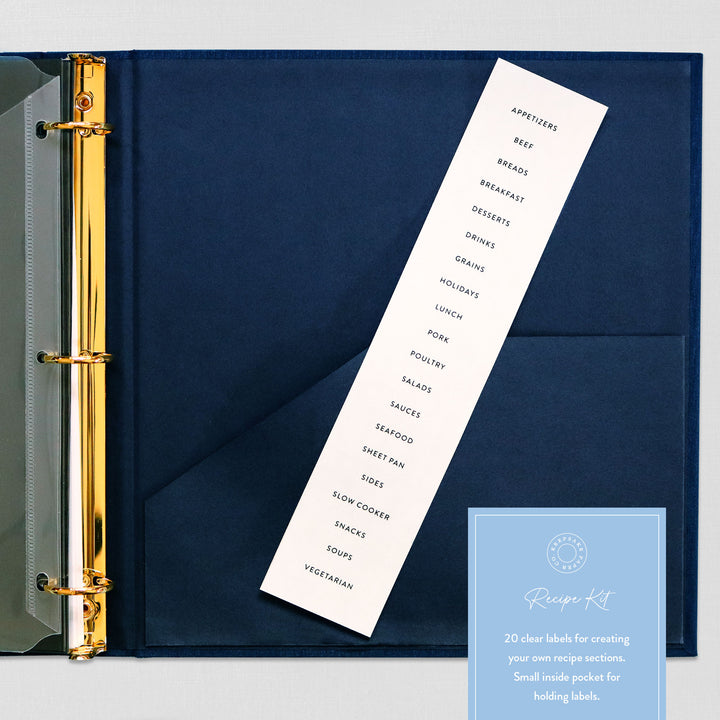 Recipe Binder Kit