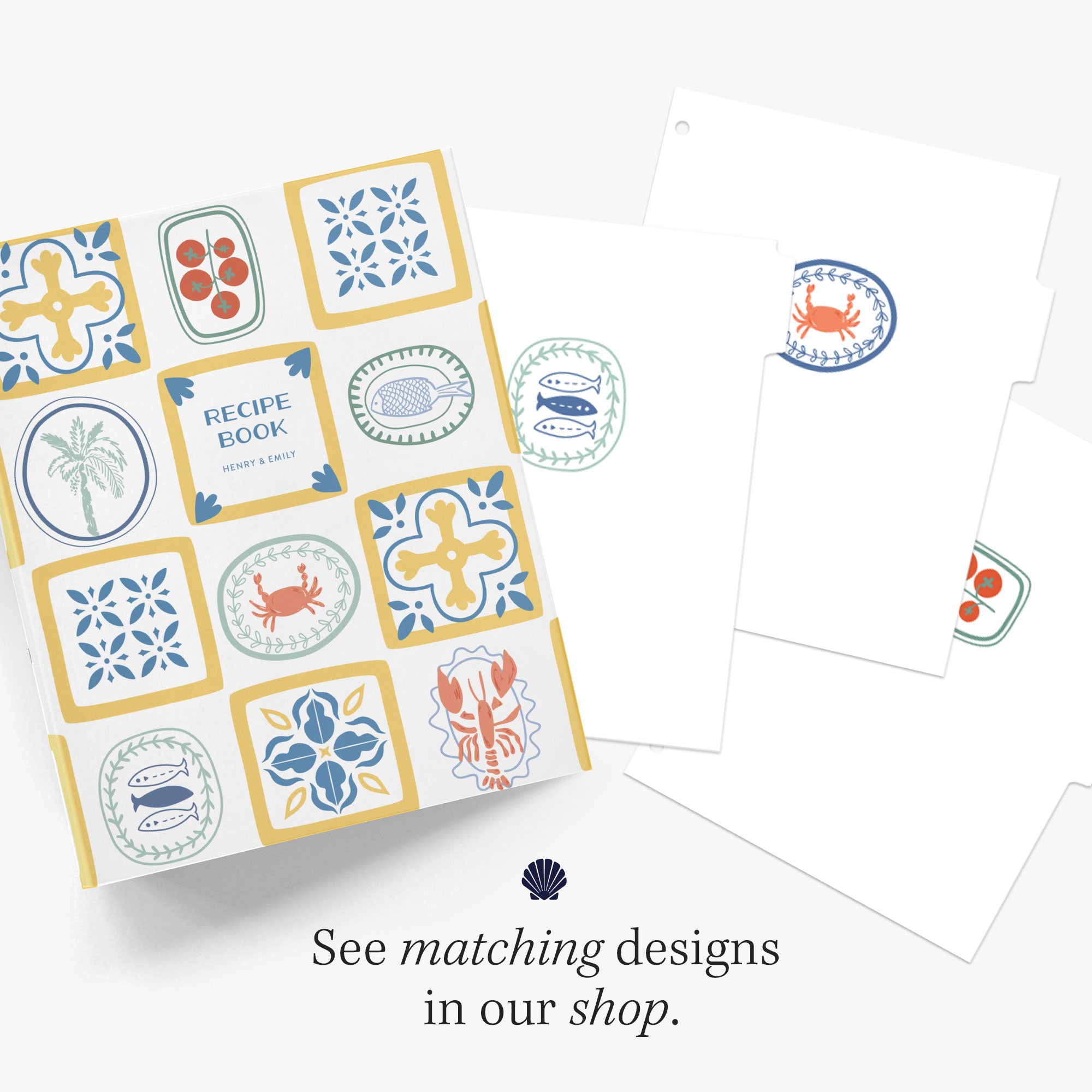 Recipe Binder - Tuscan Tile