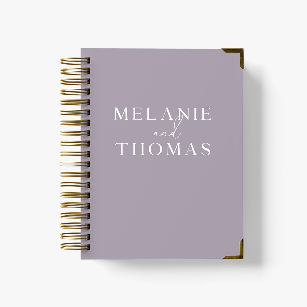 Our luxury wedding planner books are the best a bride can buy, featured in an elegant foil design