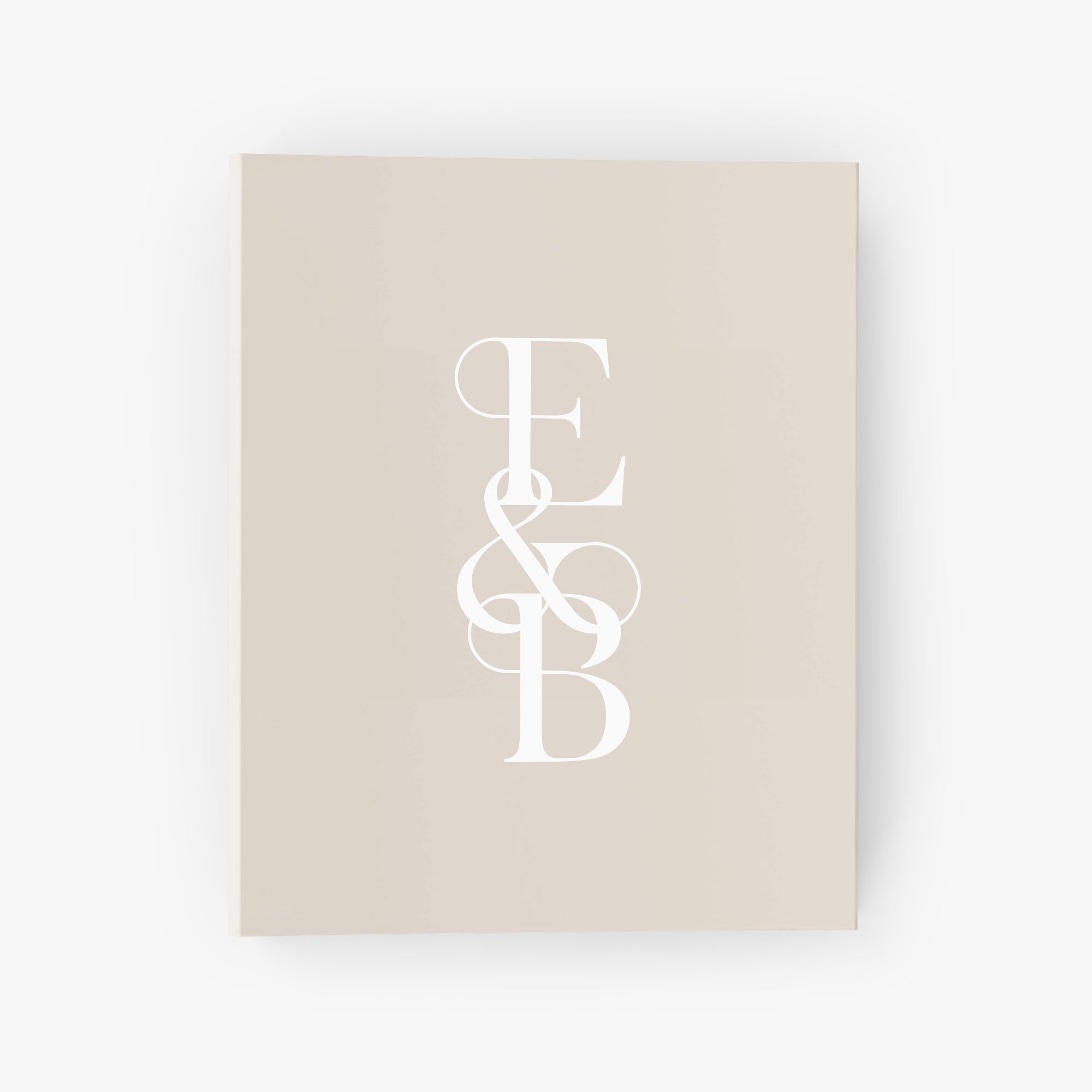 Modern monogram wedding planning binder features your initials in a bold style and in your choice of color