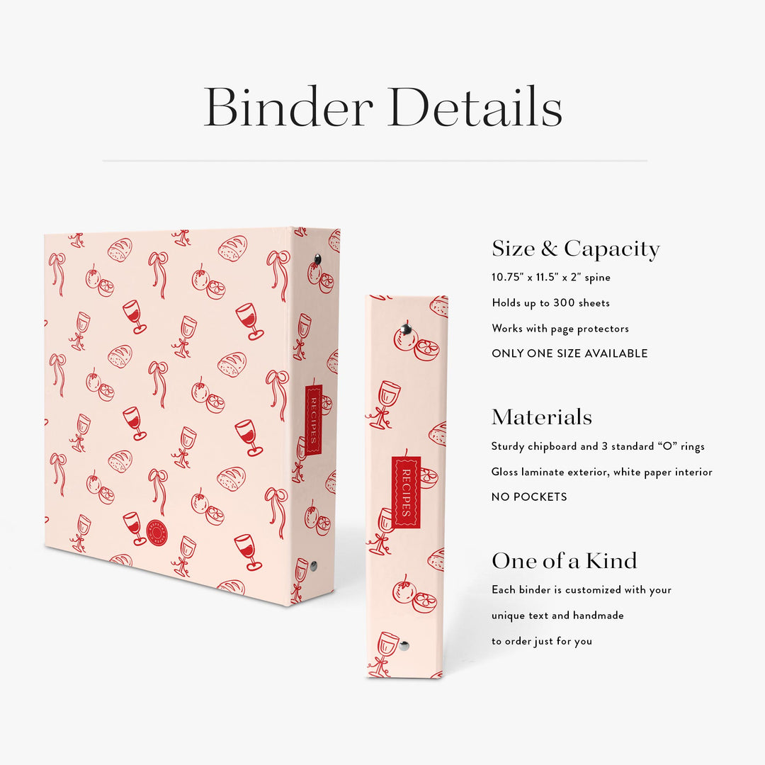 La Vie Recipe Binder