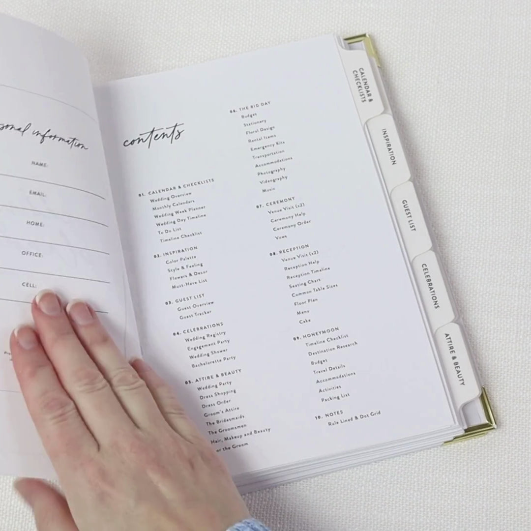 Wicked Bride wedding planners are the best, most detailed planners a bride can buy.