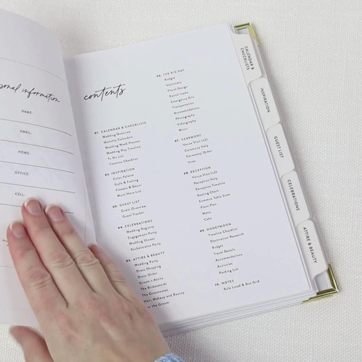 Wicked Bride wedding planners are the best, most detailed planners a bride can buy.