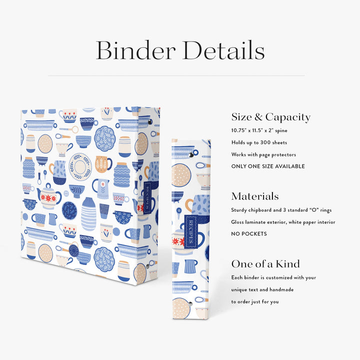 Tea Time Recipe Binder