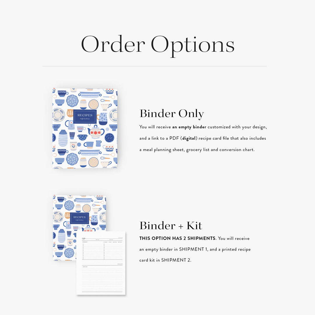Tea Time Recipe Binder