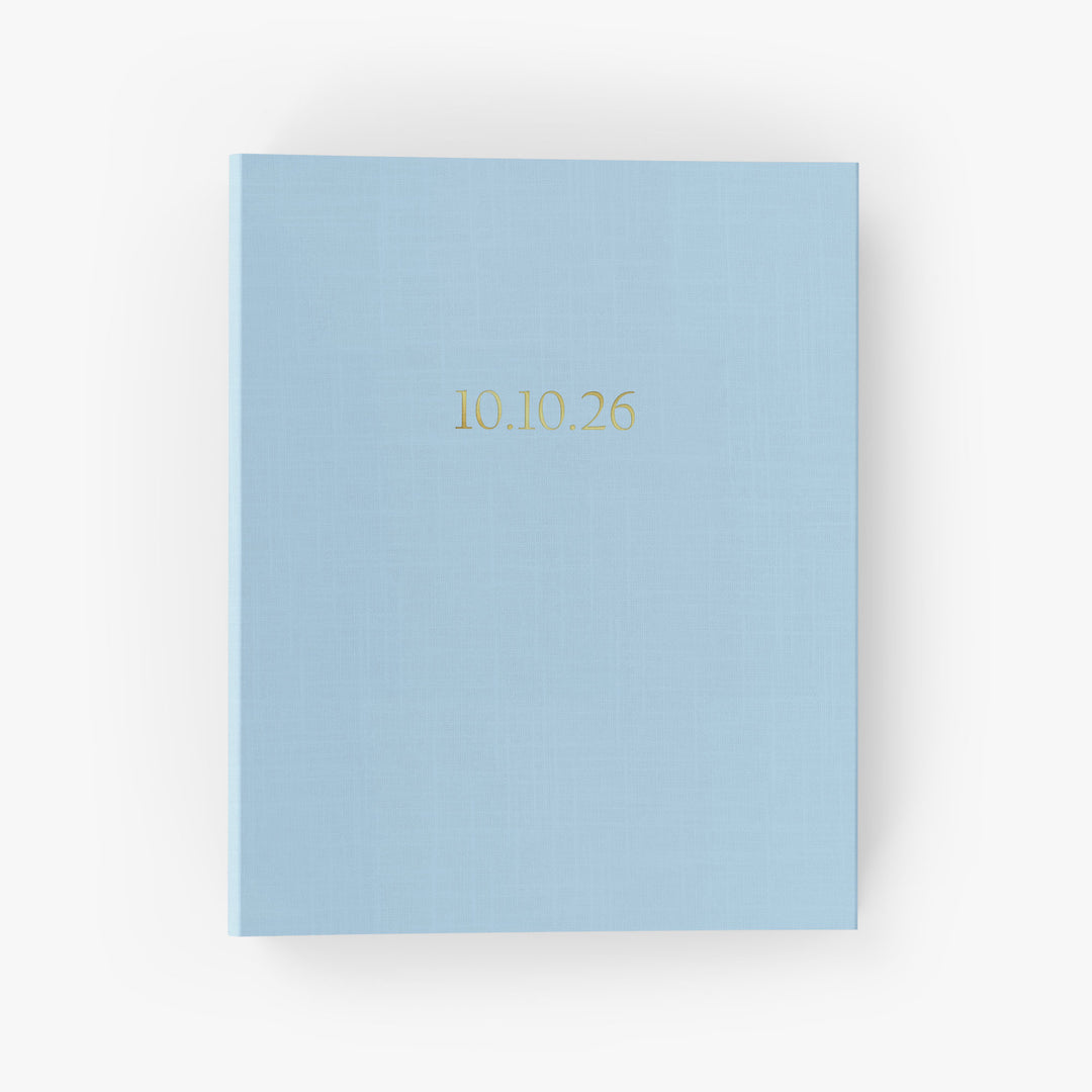 Our wedding binders are the perfect wedding planning tool, customized cover with your wedding date