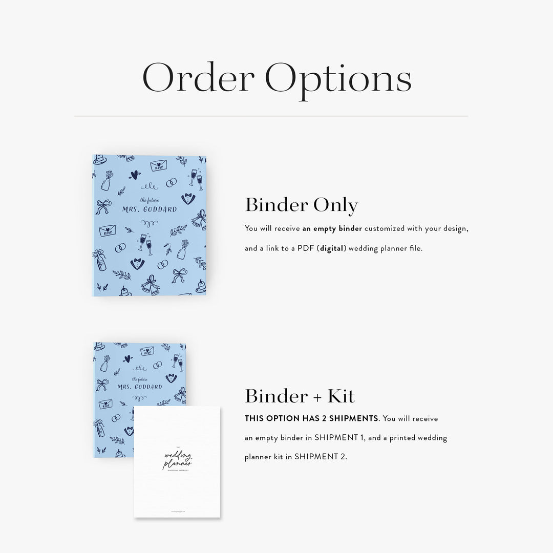 Whimsical Wedding Binder