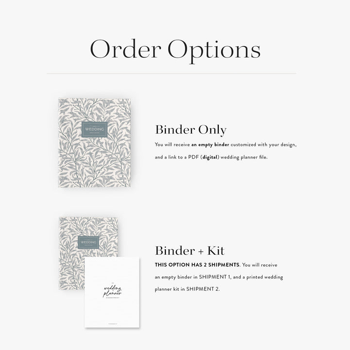Willow Bough Wedding Binder